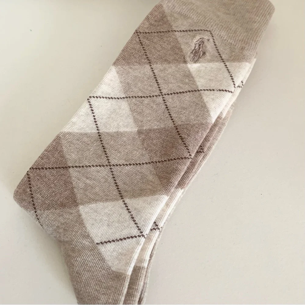 NWOT Argyle Patterned long Socks